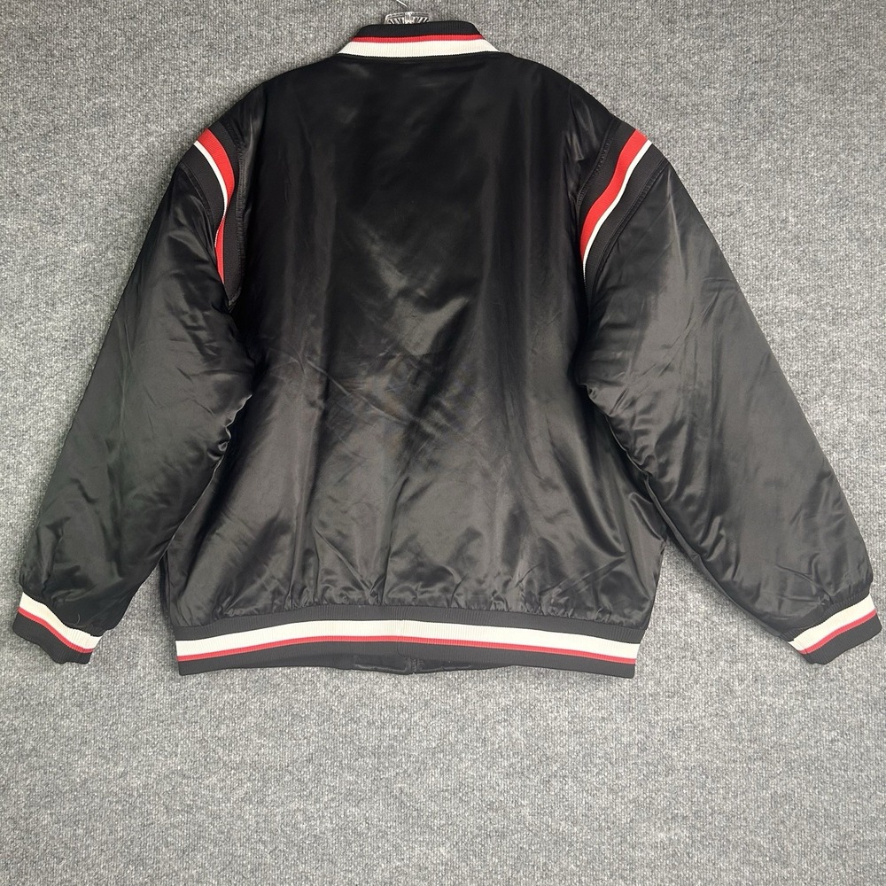Vintage Wisconsin Badgers Bomber Jacket Mens Size Xl Multicolor - Picture 2 of 8